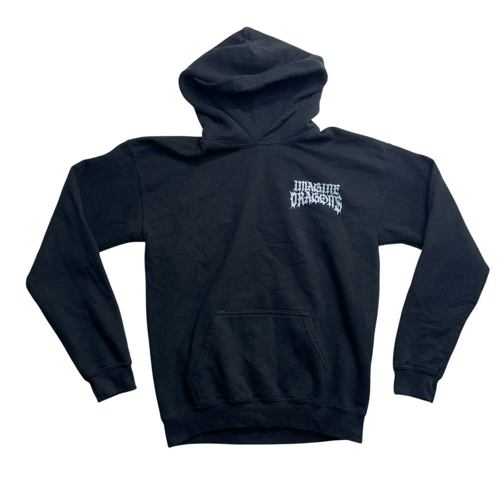 Imagine Dragons Loom World Tour Black Graphic Hoodie Youth Large